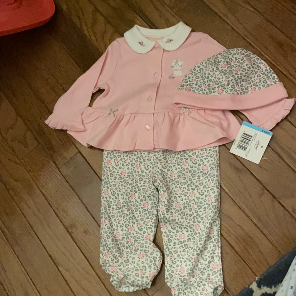 Little me collared kitty outfit
